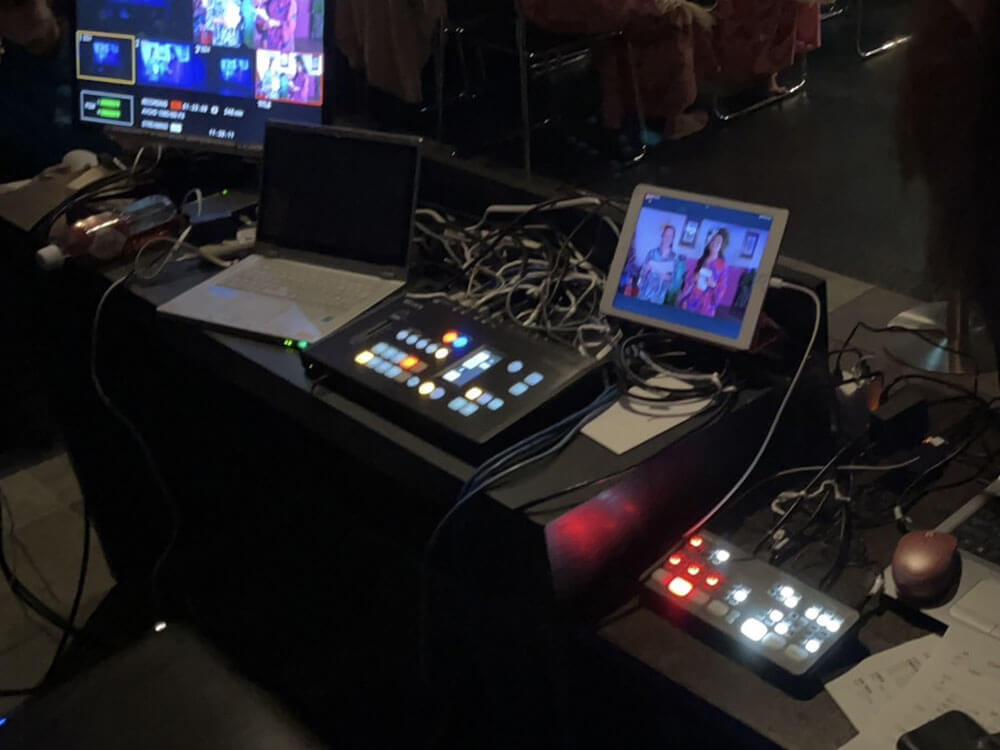 VJライブを動画配信・オンラインチケット販売も可能