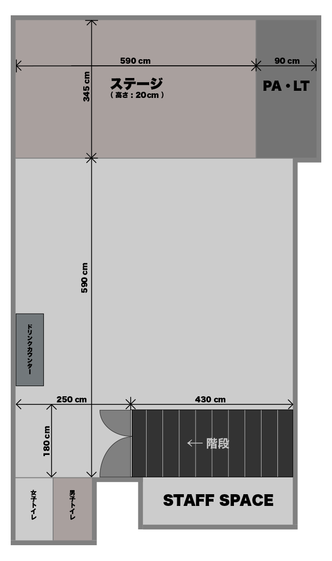 スペース上野 スタンディングライブ 100名